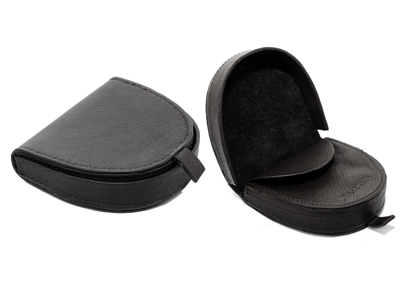 (image for) 0490 GOAT NAPPA MED HRSE-SHOE GENTS TRAY PRSE BLACK